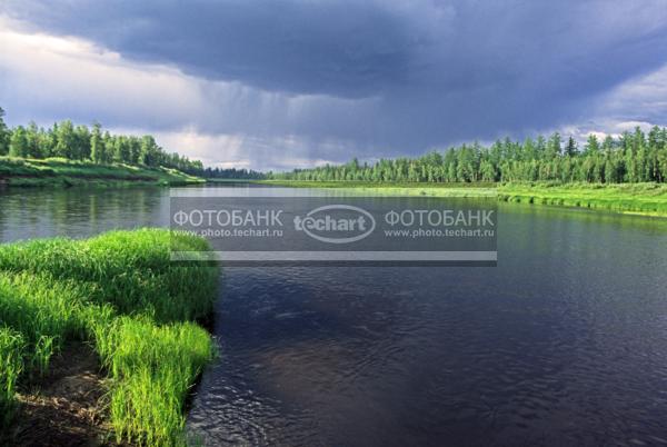 Россия. Сибирь. Красноярский край. Эвенкия. река Катанга. Подкаменная Тунгуска. Река / Природа / реки и озера
