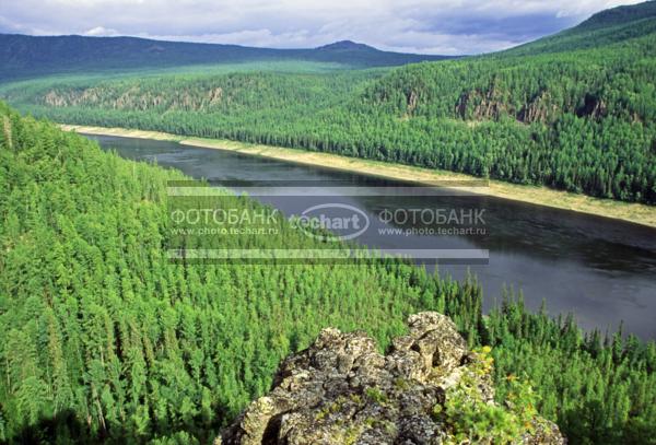 Россия. Сибирь. Красноярский край. Эвенкия. Река Подкаменная Тунгуска / Природа / реки и озера