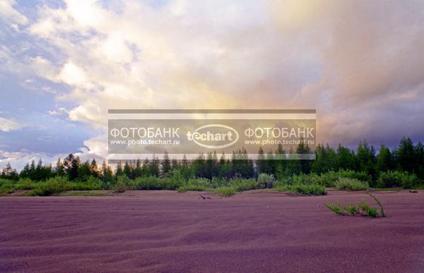 Россия. Сибирь. Среднесибирское плоскогорье, Красноярский край. Эвенкия, река Мойерокан / Природа / реки и озера