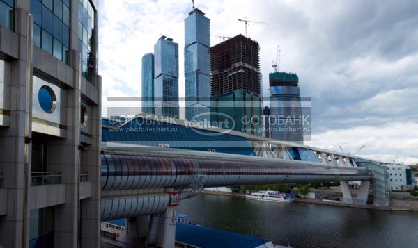 Россия. Москва. Панорама. Багратионовский мост / Город, архитектура / архитектура и скульптура