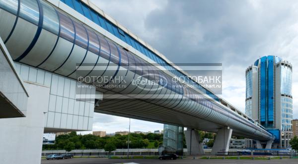 Россия. Москва. Панорама. Багратионовский мост / Город, архитектура / архитектура и скульптура