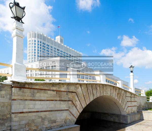 Россия. Москва. Панорама. Дом правительства Москвы / Город, архитектура / архитектура и скульптура