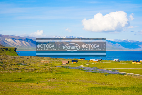 Исландия. Равнина. Океан / Природа / моря и океаны