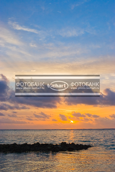 Мальдивы. Закат / Природа / закаты и рассветы