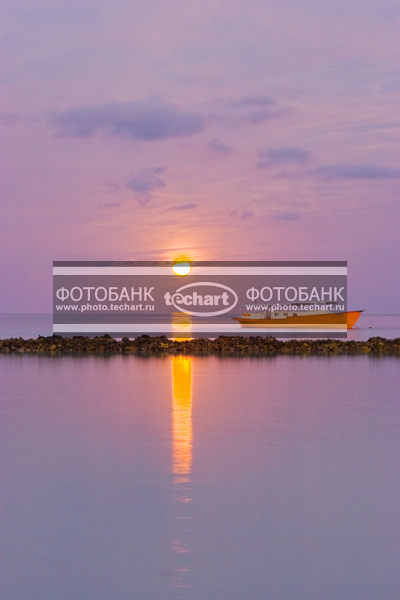 Мальдивы. Закат / Природа / закаты и рассветы