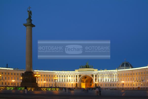 Санкт-Петербург. Дворцовая площадь / Город, архитектура / городской пейзаж