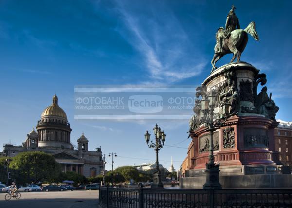 Санкт-Петербург. Памятник императору Николаю / Город, архитектура / городской пейзаж