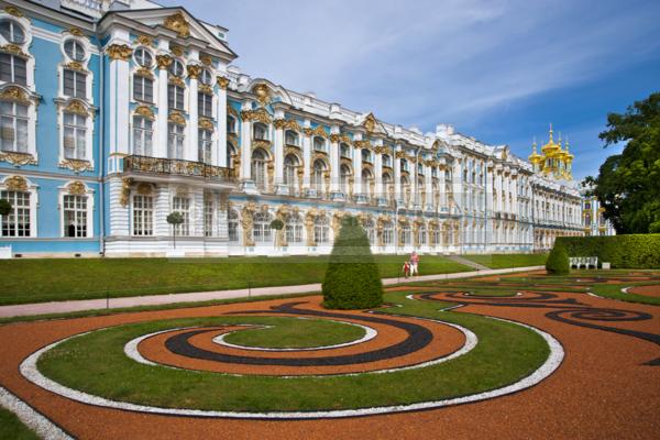 Санкт-Петербург. Царское село. Екатерининский дворец / Город, архитектура / архитектура и скульптура