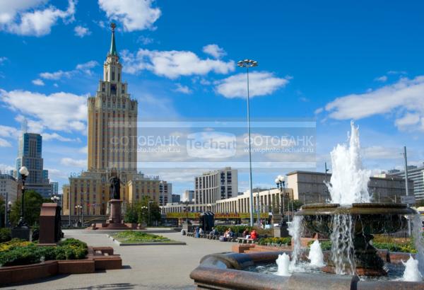 Россия. Москва. Сталинские высотки. Гостиница Ленинградская / Город, архитектура / городской пейзаж