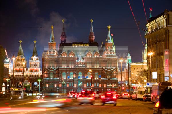 Россия. Москва. Красная площадь. Исторический музей / Город, архитектура / архитектура и скульптура