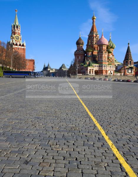 Россия. Москва. Красная площадь. Покровский собор. Храм Василия Блаженного / Город, архитектура / городской пейзаж