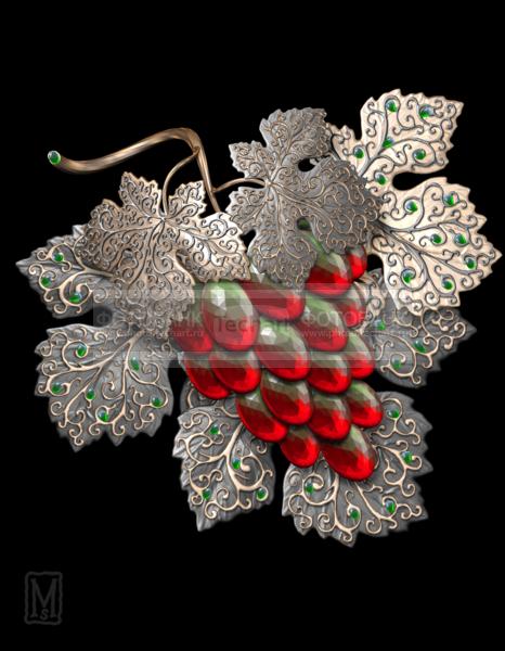 Искусство. 3D графика. Виноград / Арт / 3D