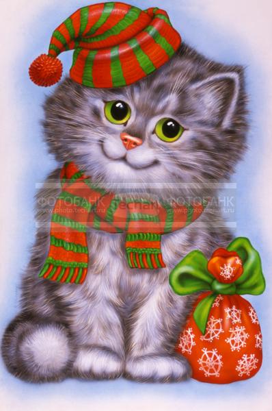 Графика. Акрил. Котенок / Арт / Графика