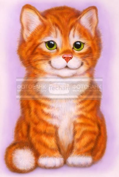 Графика. Акрил. Котенок / Арт / Графика