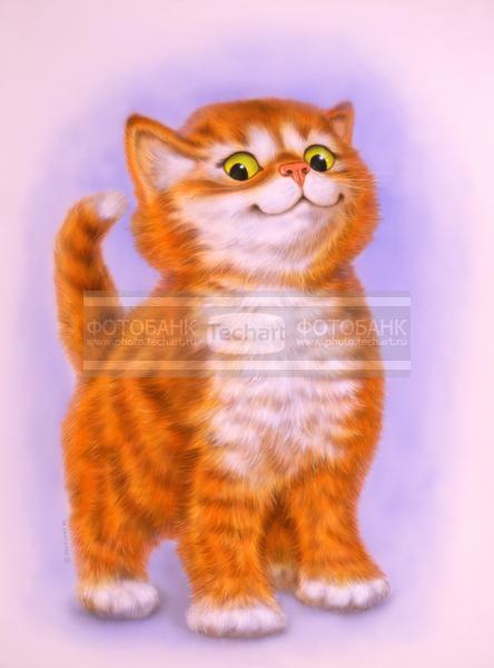 Графика. Акрил. Котенок / Арт / Графика