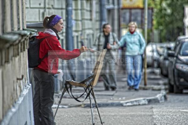 Москва. Лялин переулок / Город, архитектура / городской пейзаж