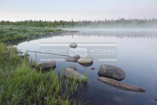 Россия. Соловецкие острова. Соловки. Святое озеро / Природа / реки и озера