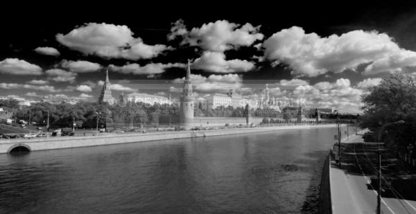 Москва. Москва-река.  / Город, архитектура / городской пейзаж