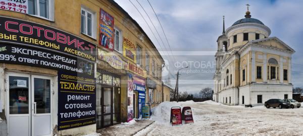 Россия. Церковь Ильи Пророка. город Торжок.  / Город, архитектура / городской пейзаж