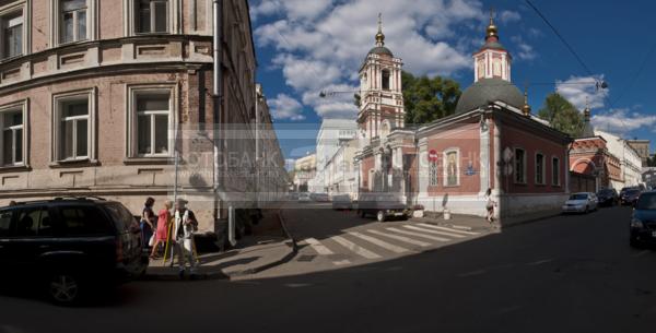 Россия. Москва. Подкопаевский переулок. Церковь Николая Чудотворца в Подкопаях. / Город, архитектура / архитектура и скульптура