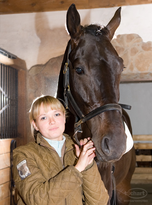Фотосъемка лошади , коновод-берейтор