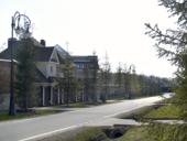 Дорога в коттеджный поселок в подмосковье