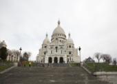 Франция. Париж. Монмартр. Базилика Сакре Кер. France. Paris. Montmartre. Basilica of the Sakre Coeur.