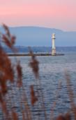 Европа. Швейцария. Маяк Женевского озера. Lac Leman