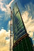 Москва. Строительство высотных зданий