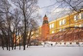 Россия. Москва. Александровский сад. Кремлевская стена. Russia. Moscow. Alexander Garden. Kremlin Wall