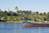 Россия. Тутаев. Вид на Борисоглебскую сторону с романовской стороны