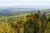 Россия. Урал. Колпаки. Гора, с видом на север