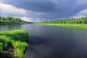 Россия. Сибирь. Красноярский край. Эвенкия. река Катанга. Подкаменная Тунгуска. Река