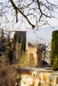 Европа. Испания. Гранада. Альгамбра, Alhambra. Башня