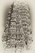 Шри-Ланка. Сепия. Индуистский храм